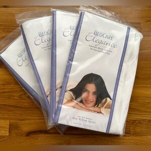 Bedvare Elegance ~ Dust Mite Barrier Pillow Covers. (4) Cal King size.
